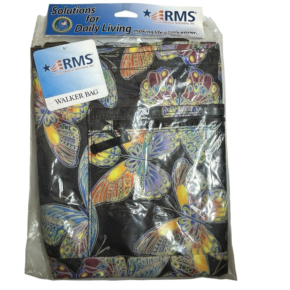 RMS Royal Medical Solutions Butterfly Walker Bag Rollator Pouch TB-800VB New