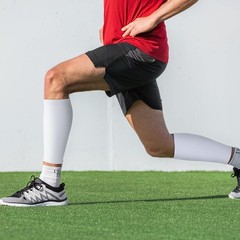 3 Pairs Calf Compression Sleeves Men Women Football Leg Footless Sock Running