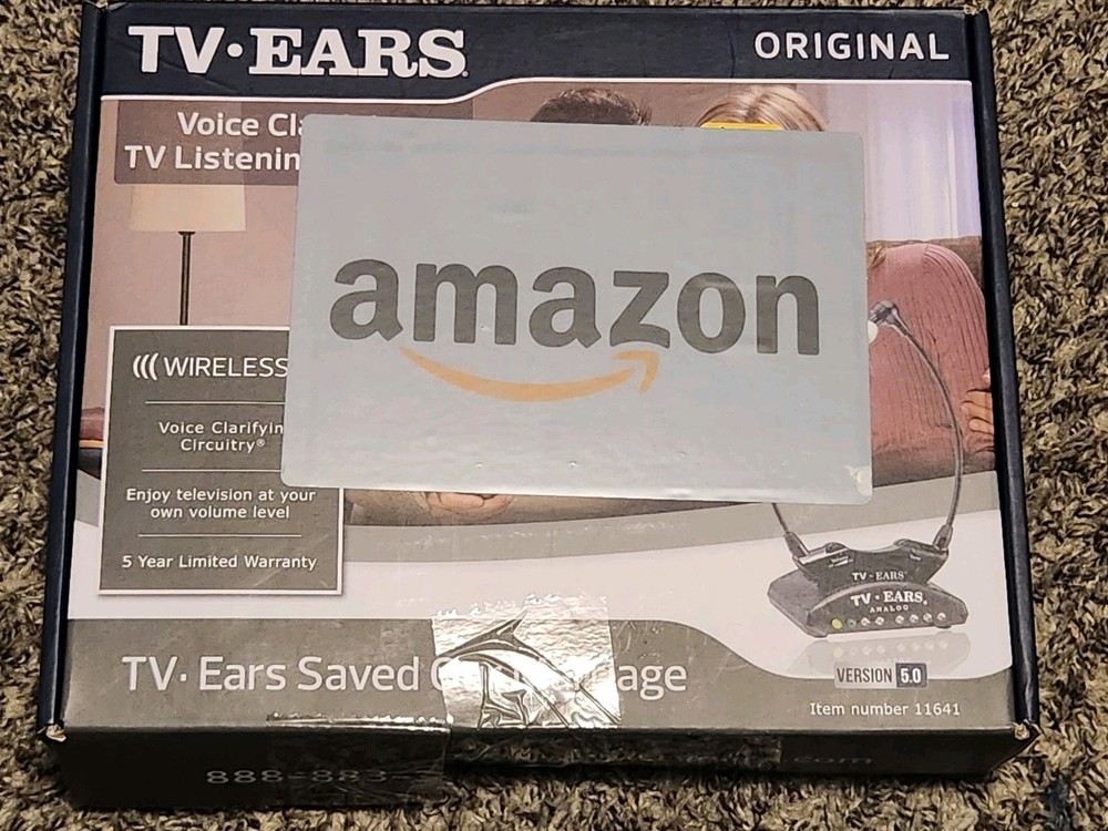 TV*EARS Original Analog Voice Clarifying TV Listening System Wireless 11741