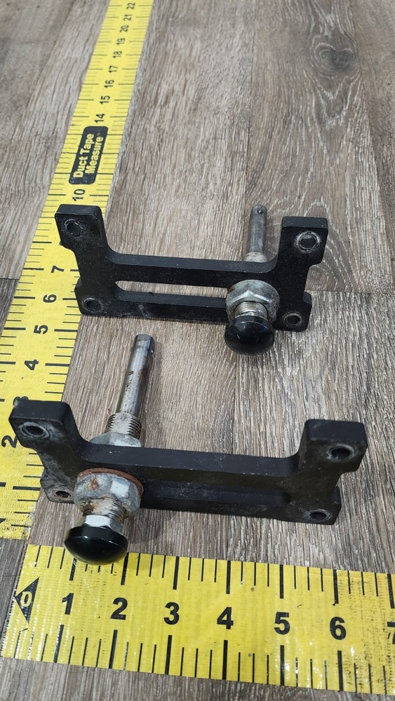 Quickie Tilite Folding Manual Pins Wheel Brackets Mounts Set (Pair) axle