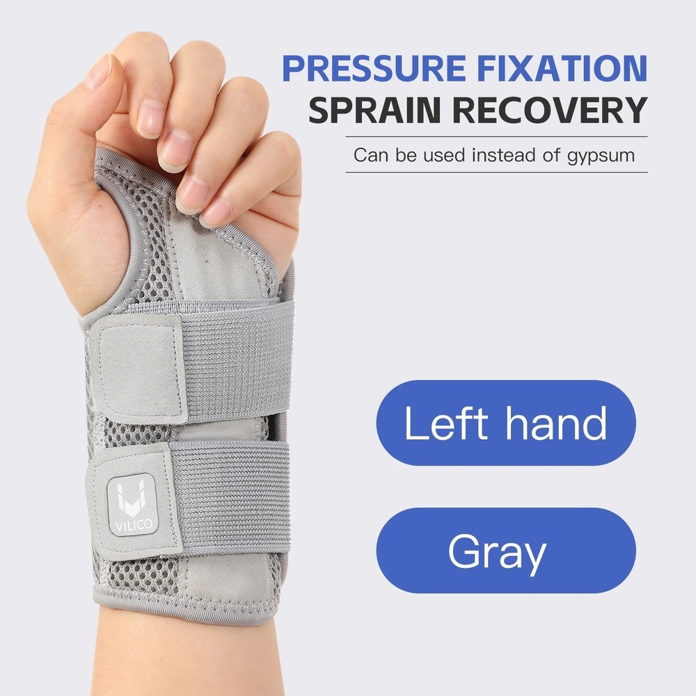 Hand Wrist Brace with Splints Support Arthritis Tendonitis Carpal Tunnel Pain