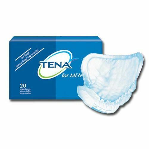 TENA for Men Bladder Control Incontinence Pad, 9.9“, 4 Cases of 120 (480 Count)