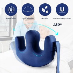 YHK Inflatable Turning Device, Bedridden – Dark Blue, Blue