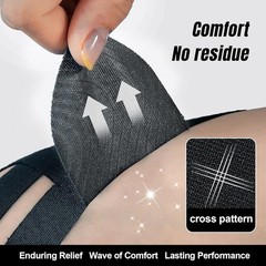 10 PCS Waterproof Kinesiology Tape for Shoulders/Knees,Precut Strips for Knee Pa