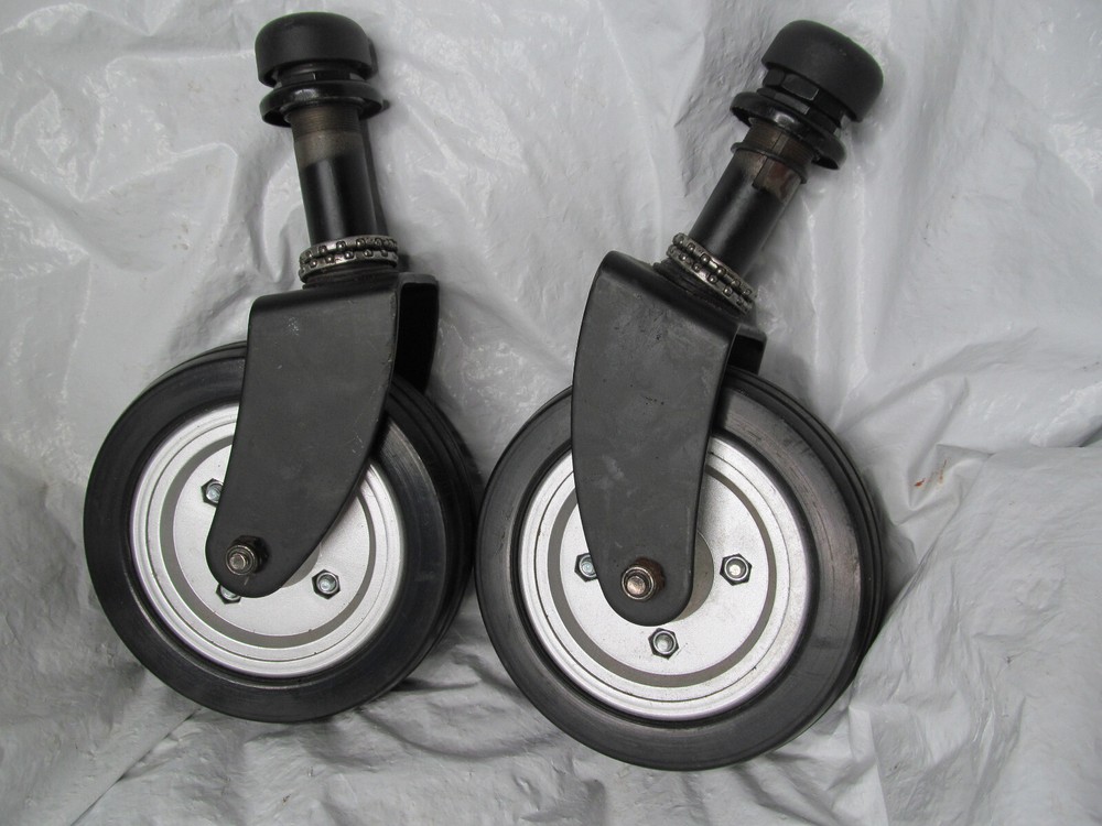 Drive Titan Caster Wheels w/ Brackets Electric Wheelchair Scooter Part