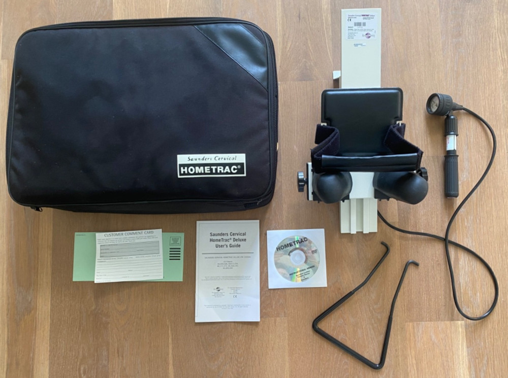 Saunders Cervical Hometrac Deluxe Model: 100399 Pump, Travel Case + DVD 2007