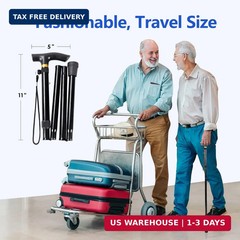 Walking Cane, Folding Cane for Man & Women, Portable Lightweight | 5-Level Ad…