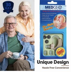 Compact Digital Hearing Aid with Volume Control & Noise Reduction for Easy Use