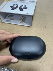 Bluetooth Rechargeable Digital Hearing Amplifier 4-Setting Black F-Aid- Used