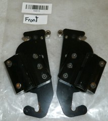 SET OF WHEELCHAIR BACK SUPPORT BRACKET GOOD AS PICTURE
