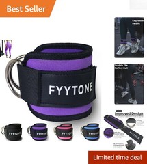 Adjustable Ankle Straps for Cable Machines – Kickbacks & Glute Workouts