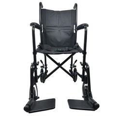 ROLL WITH ME 19″ Aluminum Transport Wheelchair