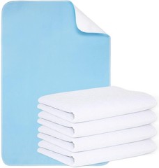 18″x24″ Heavy-Duty Washable Incontinence Bed Pads – 2 Packs for Kids & Pets