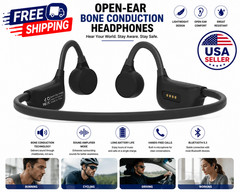 Bone Conduction Hearing Amplifier Bluetooth Open Ear Wireless Headphones USB-C