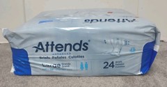 Attends Advanced Briefs Adult Brief Diapers Large Size 24 Pack 44″- 58″ Severe