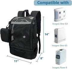 Oxygen Concentrators Backpack – POC Carrying Bag Compatible with Inogen One G…