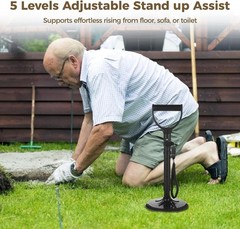 5 Levels Adjustable Standing Assist Device, Elderly Stand up Helper, Help Get…