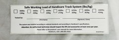 handicare C-625 Manual Traverse (Omni) Fixed Ceiling Lift {323417} MFG 2024-06