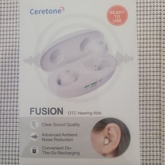 Ceretone Fusion OTC Hearing Aids Clear Sound Advanced Noise Reduction Recharging