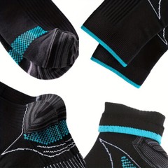 1/2/3Pairs Ankle Compression Socks Brace Support Plantar Fasciitis for Men Women