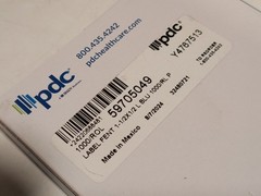 Asstd PDC Healthcare, Delta, other medical hospital labels, %/Biohazard/IV/more