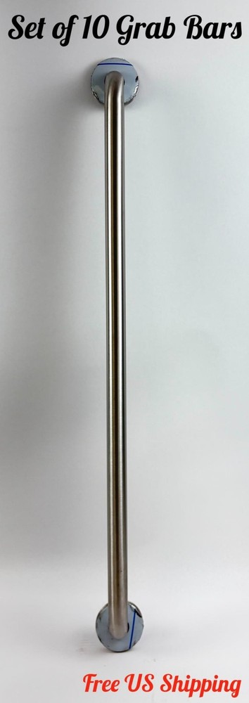 ASI Snap Flange 1-1/4″ O.D Smooth Straight Grab Bar 36″ 10-3701-36