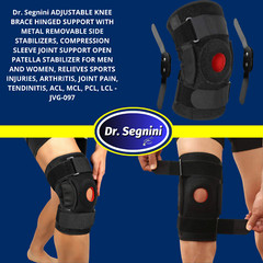 KNEE BRACE HINGED COMPRESSION SLEEVE JOINT SUPPORT OPEN PATELLA STABILIZER WRAP✅