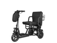 Dual Motor 700W 3-Wheels Folding Senior Electric Mobility Scooter 48V/10Ah 300lb