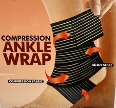 Compression Ankle Wrap Adjustable Breathable Stretchable Stability Support New