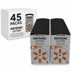 270x Rayovac 312 Hearing Aid Batteries Professional Bulk Pack