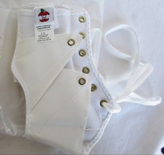 New Core Products Deluxe White Ankle Support