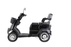 4-Wheel Electric Powered 2-Seat Mobility Scooter 3-Speed Mode for Seniors