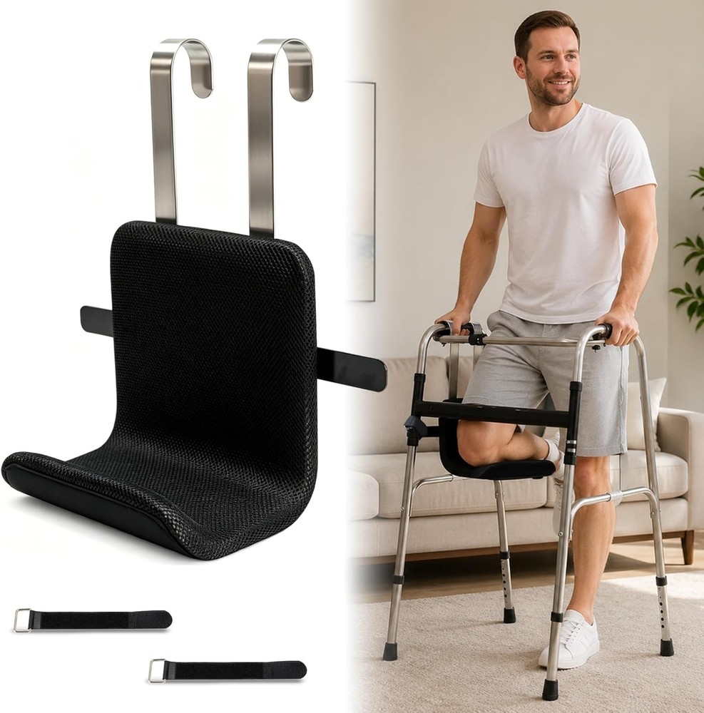 Knee Sling for Walker, Support Up to 300lbs, with Breathable Comfortable Cushion