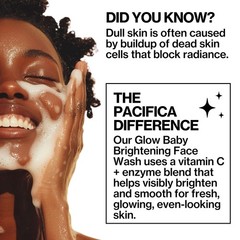 Pacifica Glow Baby Brightening Facial Cleanser 5oz Vitamin C & Glycolic Acid