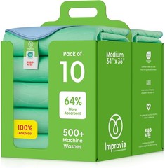Heavy Absorbent Washable Underpads 10 Pack – Leakproof Protection for All