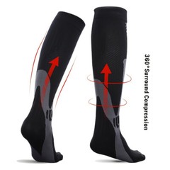 1~2 Pairs Compression Socks Stockings Womens Mens Knee High Medical 20-30 mmHG