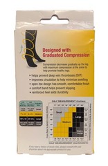 3M Futuro Medical Compression Open Toe Knee Length Stockings Unisex Large Firm