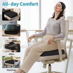 TranquilRelax Large Seat Cushion, Memory Foam Cushion for Long Sitting Hours …
