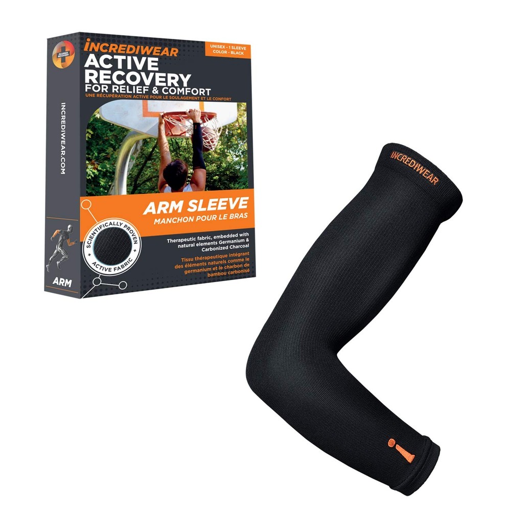 Incrediwear Arm Sleeve – Sleeves For Men Small/Medium (Pack of 1), Black