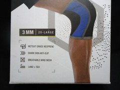 Body Glove Performance Thermal Compression Knee Sleeve 2X-Large Black Red Gray