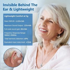 Hearing Aids For Seniors,Invisible Rechargeable Amplifier With Noise Cancelling