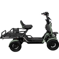 500W All Terrain 4 Wheel Mobility Scooter 48V Hill Assist Safety Lights – Green