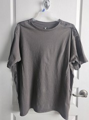 Post Surgery & Rehab Shirt 3X Unisex Full Tear Away Snap Sz XXXL Gray Men/Women
