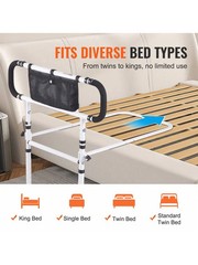 NEW Bed Rails Elderly Adults Folding 180°/90° 450LB Capacity FREE SHIPPING