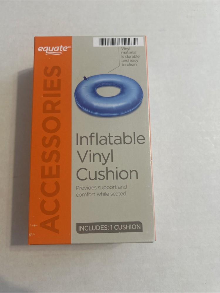 Equate Inflatable Vinyl Cushion, Blue, Universal