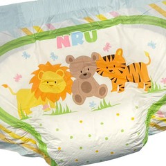 Adult Diaper Size Large 2-Pack Sample – Plastic Backed PE [Tykables]