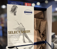 Dr. Comfort Women’s Select Sheer Thigh Highs – 15-20 & 20-30 mmHg -Silicone Lace