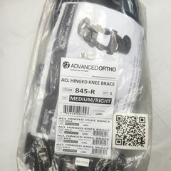 Advanced Ortho ACL Hinged Knee Brace RIGHT / MEDIUM 845-R L1845 New