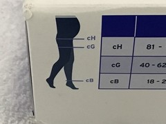 Jobst Maternity Opaque Medium Regular Closed Toe Black 20-30 mmHg READ