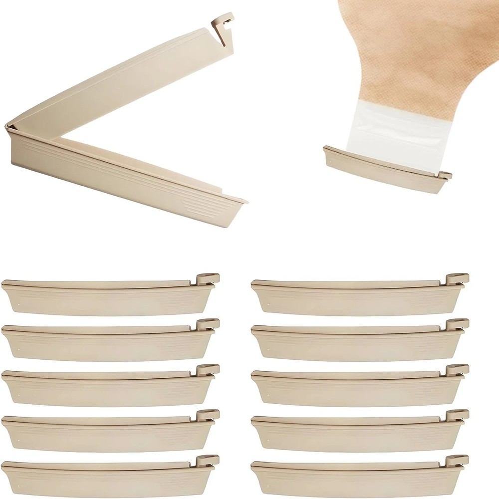 10 Pcs Ostomy Bag Clips,Colostomy,Drainable Pouch Clamps,Colostomy Supplies,Reus
